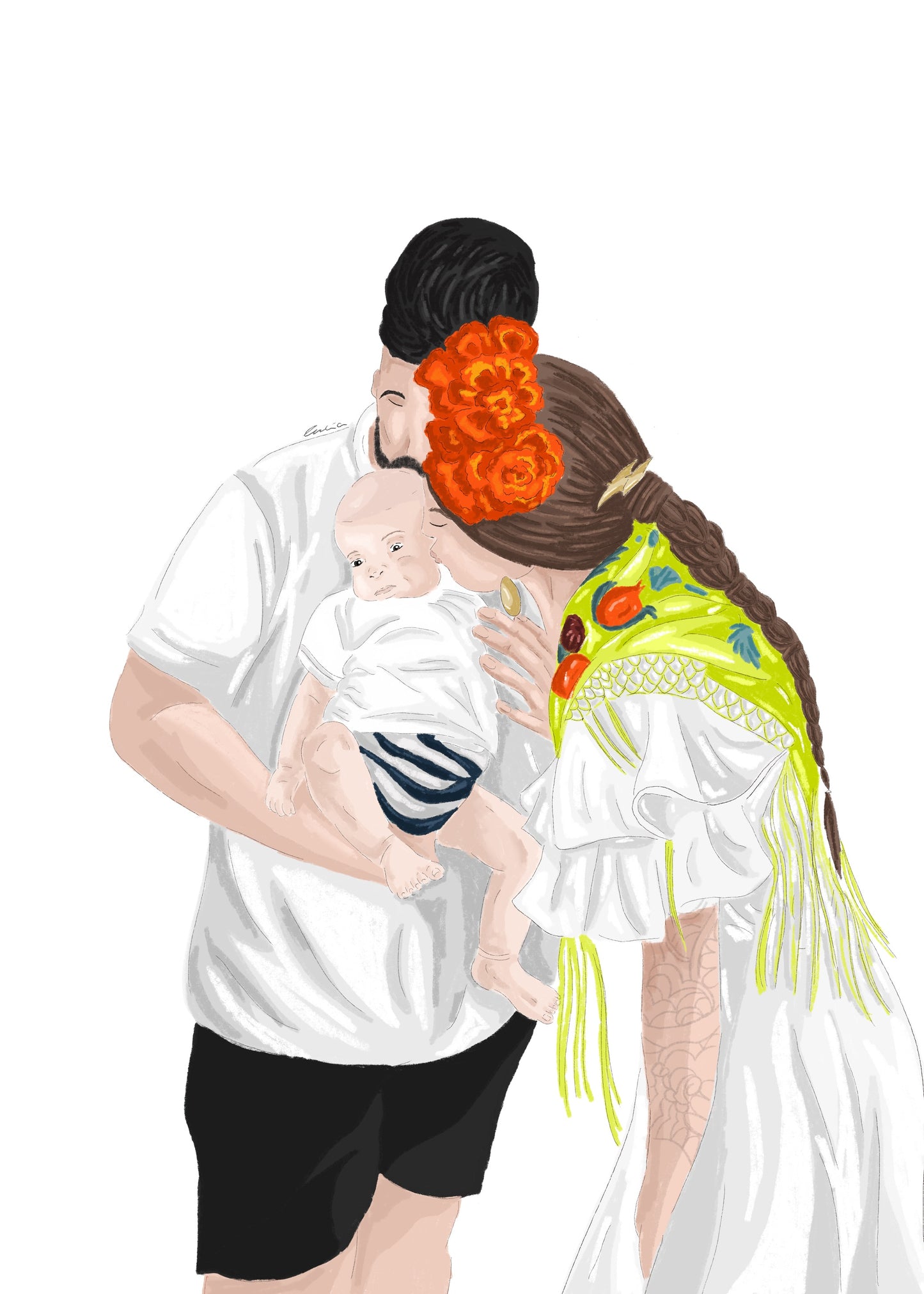 RETRATO FLAMENCA REALISTA